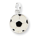 Sterling Silver Soccer Ball